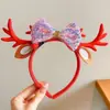 Acessórios de Cabelo de Natal Estilo Floresta Presépio Grampo de Cabelo Orelhas de Galho Fofas para Crianças Acessórios de Tiara Pequenos Grampos Acessórios de Cabelo