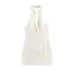 Al por mayor Verano 2026 Nuevo Vestido Mini de Cuello Halter para Mujer Estilo Europeo y Americano 12497