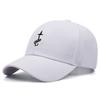 Gorra de Béisbol Nueva de Nicho para Hombre Bordado Simple de Cruz para Exterior Mujer Parasol Protector Solar Transpirable Sombrero de Copa Blanda