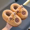 Pantuflas de Algodón para Niños Capibara para Niñas Invierno Interior Hogar Bebé Felpa Tallas Medianas y Grandes Pantuflas para Niños
