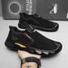 Zapatos de Trabajo Ligeros para Hombre, Transpirables, Casuales para Primavera y Otoño, Combinan con Todo, Resistentes al Desgaste, Slip-on, Suela Suave, Sin Puntera de Acero, para Obra
