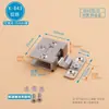 Bisagras para puertas de gabinete de vidrio, bisagras sin taladro, accesorios para vidrio sin marco, clips de fijación para puertas de mascotas sin taladro, clips de doble cara
