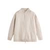 Ropa Vintage 25 Otoño/Invierno Nueva Tendencia Japonesa Color Sólido de Gama Alta Holgado Casual Cremallera Cárdigan Suéter Chaqueta