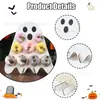 Suporte de Sobremesa Fantasma de Halloween Suporte de Exibição de Sobremesa para Festa de Aniversário com Base Suporte de Exibição de Donut para Casamento