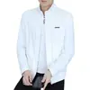 Chaqueta de Aire Acondicionado para Hombre, Nuevo Estilo de Verano, Cuello Alto, Protección Solar, Ropa Exterior Casual Transpirable de Alta Gama para Hombre