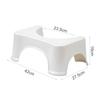 Taburete para Inodoro Doméstico Reposapiés Taburete para Pies Taburete para Ponerse en Cuclillas Taburete para Pies Infantil Asiento de Inodoro Taburete Pedal para Pies Asiento de Inodoro