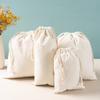Bolsa de Algodón con Lazo de Almacenamiento de Colores con Logo y Cordón Bolsa a Prueba de Polvo de Arroz Bolsa de Lona