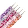 Herramientas para decoración de uñas, juego de brocas de cinco pivotes para decoración de uñas, varilla de flores con lentejuelas, bolígrafo de doble cabezal para puntos y puntos