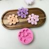 Molde de Silicona para Flor de Florero de Yeso Aromaterapia Hortensia Plumeria Producción Zhou Gong Piedra Difusora Molde de Flor Ay002.1391