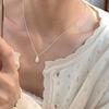 Collar con colgante de vaina dulce para mujer, sencillo, elegante, con cadena de clavícula suave, diseño de nicho, collar creativo que combina con todo.