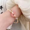 Pulsera de Cuerda Tejida Estilo Chino Nuevo Colgante Marca Fu Moda Nacional Diseño de Alta Gama Pulsera Hanfu Cheongsam Adorno de Mano Combinable