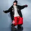 Roupas de Street Dance Infantil Estilo Hip Hop Conjunto com Estampa de Letras Roupas de Performance de Outono Hip Hop Moda Infantil Roupas da Moda