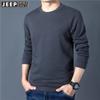 Camiseta Base de Manga Larga JP Precio Controlado Otoño Talla Grande Hombre Holgada Bordado de Logo Cuello Redondo Top TS5116