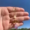 Pendientes de luna de cristal caliente de eucalipto de junio para comercio exterior transfronterizo, collar bohemio de luna y sol, ventas directas de fábrica