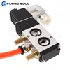 Válvula Solenoide Reversora Tipo Conexão Placa de 5 Vias Série 300 Unidade Única Controlada Eletricamente 4m310