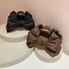 Elegante Pinza para el Cabello con Lazo de Satín, Pinza de Tiburón de Alta Gama, Pasador, Pasador para Mujeres en la Parte Posterior de la Cabeza
