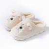 Pantuflas de Algodón con Gatitos de Dibujos Animados Transfronterizas para Mujer Invierno Interior Hogar Suave Suela Antideslizante Forro de Felpa Calientes Pantuflas de Felpa