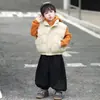 Colete Acolchoado Masculino Outono e Inverno Sem Mangas Jaqueta de Algodão Roupa Exterior 2026 Novo Estilo de Inverno Colete Quente Infantil para Meninos