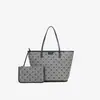 Elegante Bolso Tote Tb para Mujer para Compras, Bolso de Mano para Mamá Otoño/Invierno, Bolso de Hombro Versátil Estampado