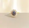 Anillo Ladrillo de Diseño Nicho de Alta Gama Lujo Accesible para Mujer Moda Europea y Americana Creativo Zirconia Chapado en Oro Anillo Abierto Ajustable