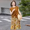 Vestido Delgado de Moda de Verano 2026 para Mamás, Vestido Versátil Juvenil Holgado de Tallas Grandes para Mujeres de Mediana Edad