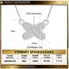 Colar Shangmei Cruz Totalmente Cravejado em Diamante para Mulheres Banhado a Ouro Rosa 18K Corrente para Clavícula Versátil Temperamento Corrente de Prata S925 Joias Atacado