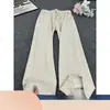 Pantalones jacquard de patrón oscuro retro estilo americano, delgados de verano para hombre, alta gama, fluidos, de pierna recta, holgados casuales