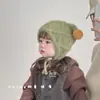 Bonito Sombrero de Bebé de Dibujos Animados Estilo Otoño e Invierno para Niños y Niñas Sombrero de Lana Tejido para Niños para Mantener Caliente y a Prueba de Viento al Salir y Proteger los Oídos