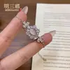 Nuevo Pulsera de Calabaza de la Fortuna de Jade de Espuma de Agua Natural Incrustado Estilo Chino para Mujer, Temática de Gato, Nicho, Versátil, Lujo Ligero, Joyería de Alta Gama