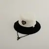 Chapéu de pescador novo para bebê Primavera e Verão moda coreana estilo Maillard chapéu de sol adorável chapéu balde infantil transfronteiriço T360