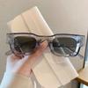 Gafas de Sol de Moda Transfronterizas 2024 Hip-Hop Tendencia Versátiles para Hombres y Mujeres Versión Coreana Estilo Callejero Celebridad de Internet Gafas de Sol para Viaje