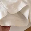 Shorts Deportivos Casuales de Algodón y Lino Finos de Verano para Mujer, Tallas Grandes, Holgados, Adelgazantes, con Abertura, Línea A, Pantalones Cortos