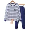 Conjunto de roupa íntima térmica plus size com estampa de desenho animado, modelagem solta, para meninos e meninas, 2026, para adolescentes e crianças plus size