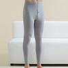 Pantalones cálidos de seda de terciopelo de conejo para otoño para hombre y mujer, pantalones ajustados de fondo de alta elasticidad para otoño e invierno, pantalones de hilo térmico sin costuras de terciopelo a prueba de frío
