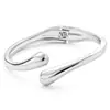 Pulseras Populares Transfronterizas Europeas y Americanas Ins Normcore Pulseras con Patrón de Onda Asimétrico Pulseras Metálicas Brillantes Joyería para Mujer