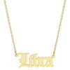 Estrela AliExpress Hot Sale Doze Constellation Colar de Aço Inoxidável Retro Alfabeto Inglês Constellation Colar Pingente Atacado