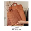 [Escolha Premium] Tábua de Corte para Bebê Frutas Tábua de Corte de Madeira Tábua de Corte Mini Prato Criativo Infantil Tábua de Corte