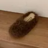 2026 Novas Pantufas de Algodão com Solado Grosso, Aumentadoras de Altura, Modernas, Delicadas, Fofas, Versáteis, Quentes, Forradas com Fleece, de Calçar Fácil para Mulheres