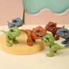 Llavero de Juguete de Dinosaurio Mini Muerde-dedos Transfronterizo Articulaciones Móviles Modelo de Dinosaurio Tyrannosaurus Adornos Regalo Venta al por Mayor