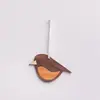 Enfeites de Pássaro de Madeira para Pendurar Transfronteiriços, Decoração de Casa Suspensa Estilo Vintage, Decorações de Pássaro para Pendurar Estilo Boêmio
