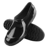 Botas de lluvia impermeables para hombre, zapatos largos de tubo alto impermeables, botas de moda de color sólido engrosadas de tubo corto para hombres de mediana edad y ancianos