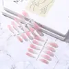 Unhas Usáveis, Unhas Pré-Fabricadas Semi-Acabadas, Arte de Unha Degradê Manchadada Feita à Mão, Pontas de Unha Coloridas, Unhas Postiças, Unhas Artificiais, Atacado de Fábrica