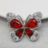 Mariposa Brillante de Pedrería Hecha a Mano Accesorios para Joyería DIY Pinzas para el Cabello Adornos para el Cabello Broche Decoraciones Accesorios para Bolsos Flor para Zapatos Materiales