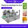 Para o saco auto-suportado pré-fabricado saco pó pó para a máquina de saco máquina de ensacamento de partículas molho de alimentos máquina de embalagem de líquidos