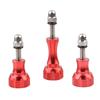 Juego de tres piezas de tornillo GoPro para cámara de bicicleta, aleación de aluminio CNC, juego de tornillos largos y cortos, accesorios