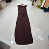 Vestido de un hombro vietnamita europeo y americano Nanyou para cena, fiesta de cumpleaños, hebilla metálica, falda larga, vestido de noche