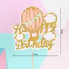 Bolo Decorativo Estrela de Assar Arco-Íris Plug-in Festa Crianças Assar Plug-in Aniversário