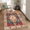 Tapete Transfronteiriço Estilo Nacional Persa Retrô Sala de Estar Inteiro Antiderrapante Manta de Sofá Fácil de Cuidar Resistente à Sujeira Manta de Quarto para Cabeceira