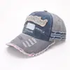 Gorra de béisbol con borde desgastado de color de moda 1969 borde sombrero de sol al por mayor sombrero de sol para pareja sombrero casual retro