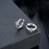 Brincos de Estrela de Oito Pontas Cravejados de Diamantes para Mulheres, Brincos de Estrela de Luxo Acessível para Meninos, Estilo Cool, Celebridade da Internet, Brincos Pequenos, Brincos